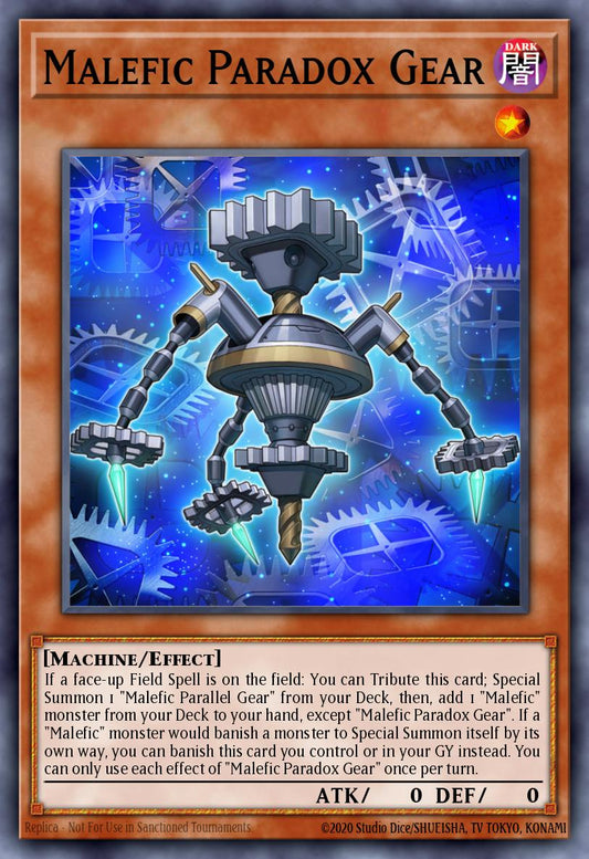 (048) YuGiOh TCG DUOV: Duel Overload Single: Malefic Paradox Gear  Ultra Rare