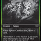 (489) Magic The Gathering Innistrad: Double Feature Single: Spore Crawler Holo Common