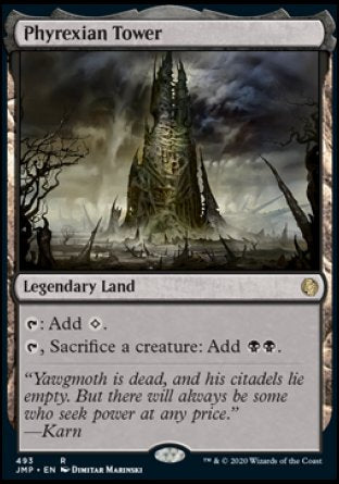 (493) Magic The Gathering Jumpstart Single: Phyrexian Tower  Rare