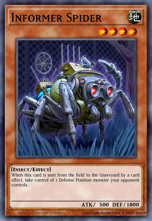 (024) YuGiOh TCG ABPF: Absolute Powerforce Single: Informer Spider  Common