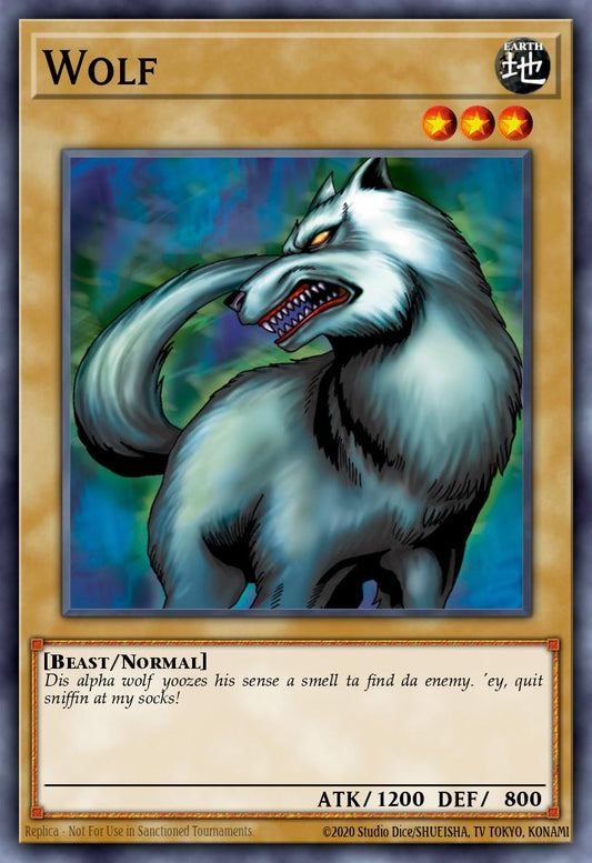 (018) YuGiOh TCG LCJW: Legendary Collection 4: Mega Pack Single: Wolf  Common