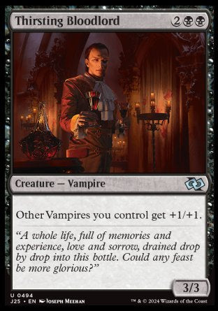 (494) Magic The Gathering Foundations Jumpstart Single: Thirsting Bloodlord  Uncommon