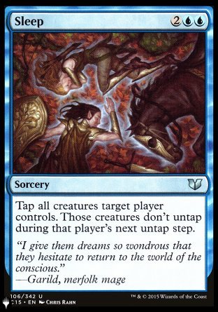 (106) Magic The Gathering The List Single: Sleep  Uncommon