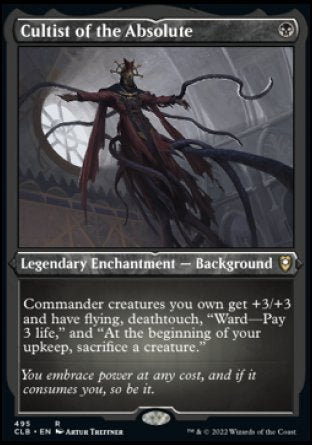 (495) Magic The Gathering Commander Legends: Battle for Baldur's Gate: Extras Single: Cultist of the Absolute (V.1) Holo Rare