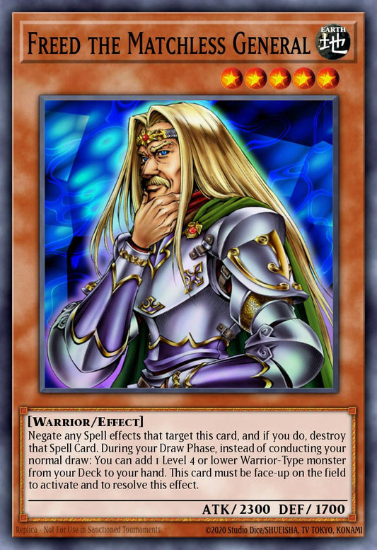 (137) YuGiOh TCG DB2: Dark Beginning 2 Single: Freed the Matchless General  Ultra Rare