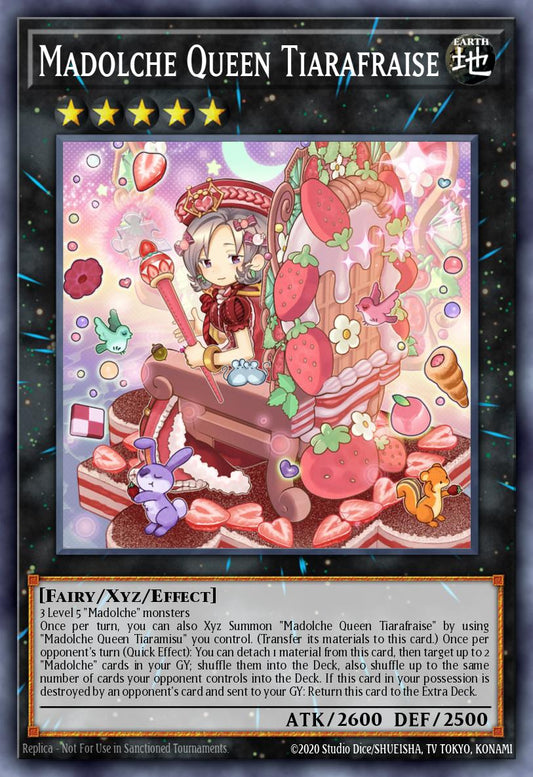 (044) YuGiOh TCG INFO: The Infinite Forbidden Single: Madolche Queen Tiarafraise  Super Rare