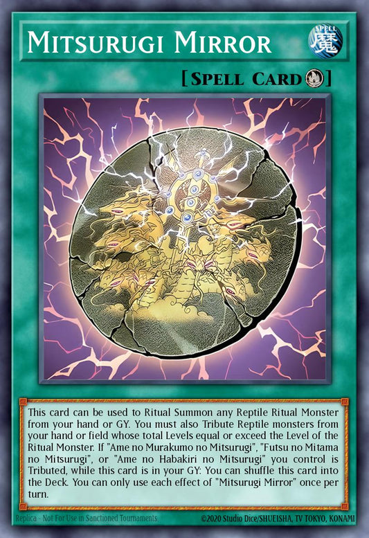 (093) YuGiOh TCG ALIN: Alliance Insight Single: Mitsurugi Mirror  Common