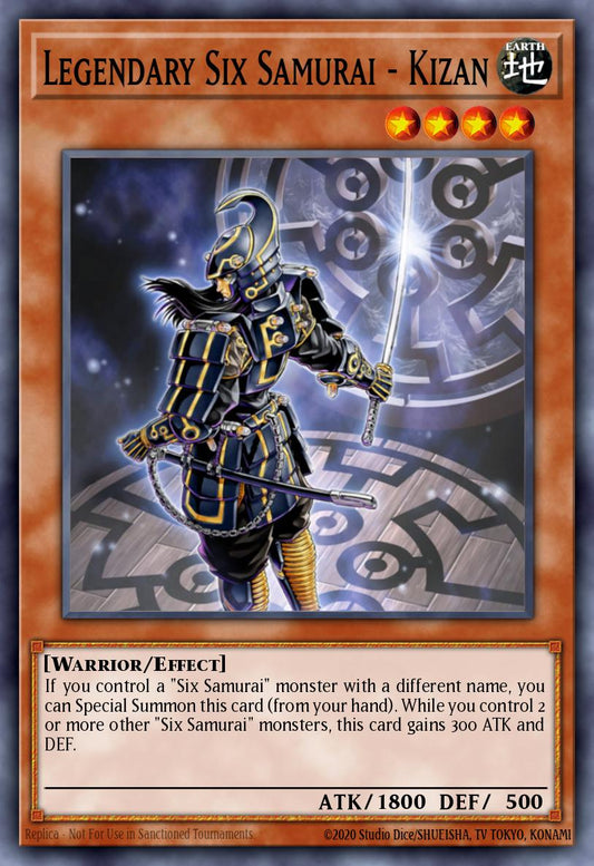 (249) YuGiOh TCG RA03: Quarter Century Bonanza Single: Legendary Six Samurai - Kizan (V.1 - Platinum Secret Rare)  Platinum Secret Rare