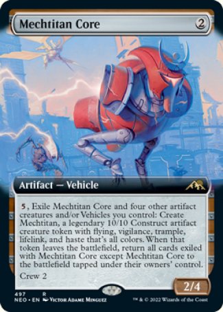 (497) Magic The Gathering Kamigawa: Neon Dynasty: Extras Single: Mechtitan Core (V.2) Holo Rare