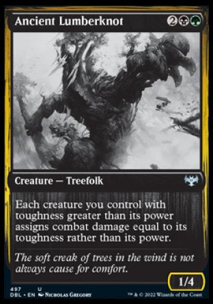 (497) Magic The Gathering Innistrad: Double Feature Single: Ancient Lumberknot  Uncommon
