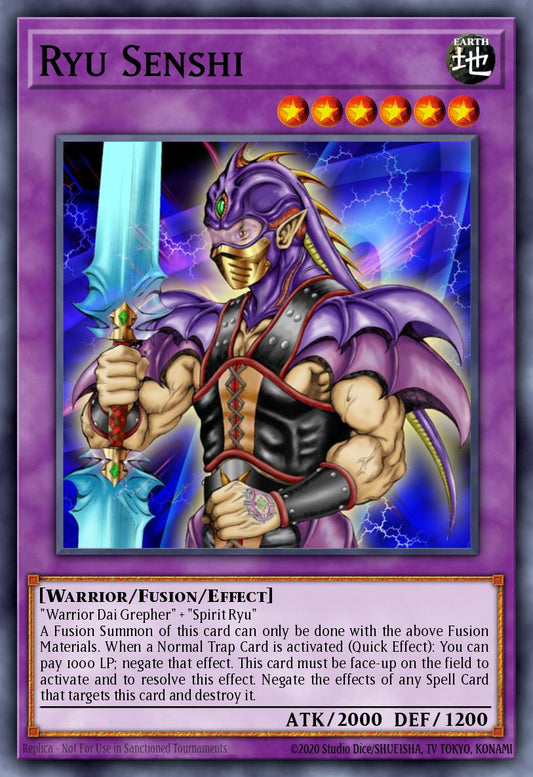 (139) YuGiOh TCG DB2: Dark Beginning 2 Single: Ryu Senshi  Rare