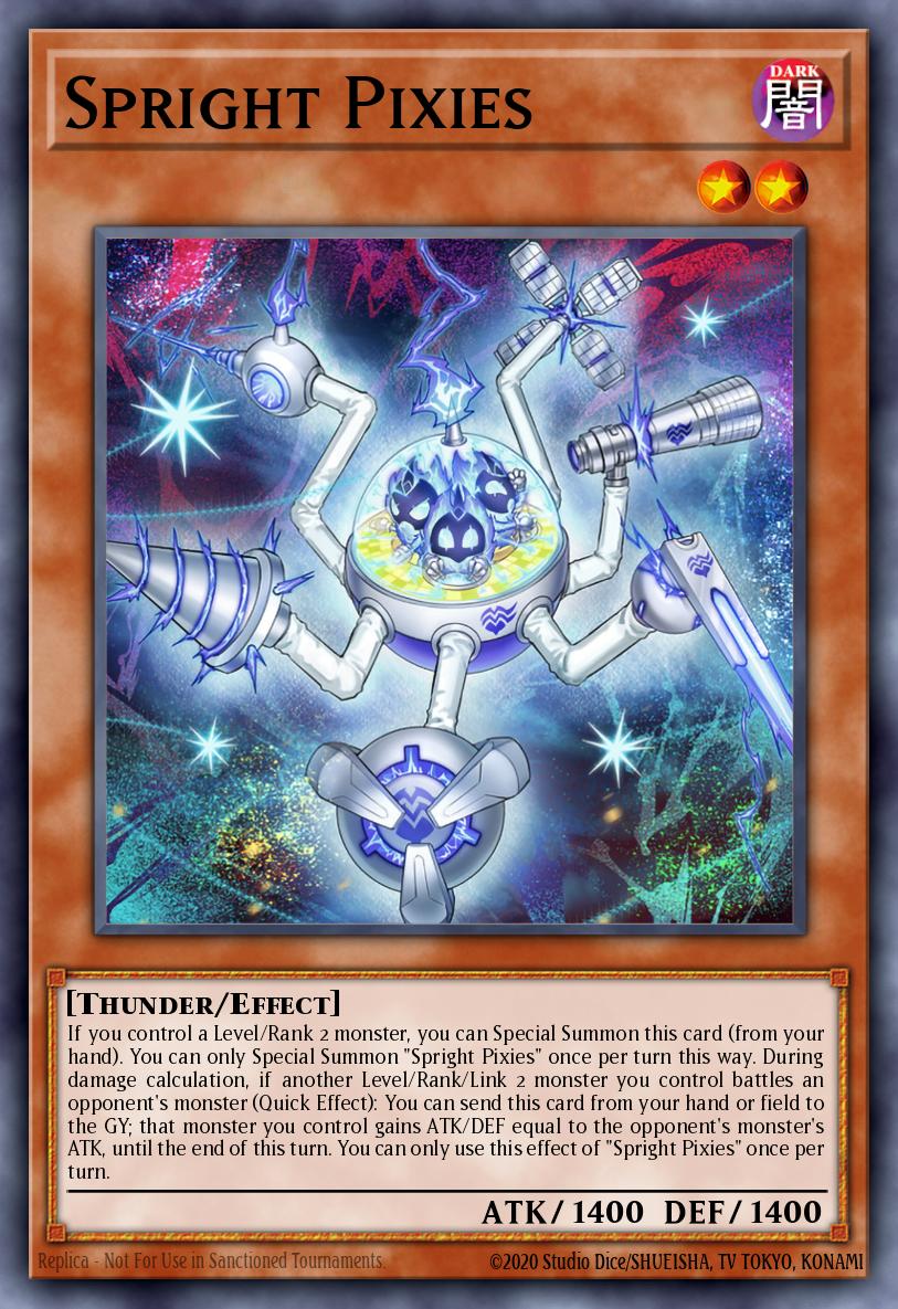 (077) YuGiOh TCG BLTR: Battles of Legend: Terminal Revenge Single: Spright Pixies  Ultra Rare