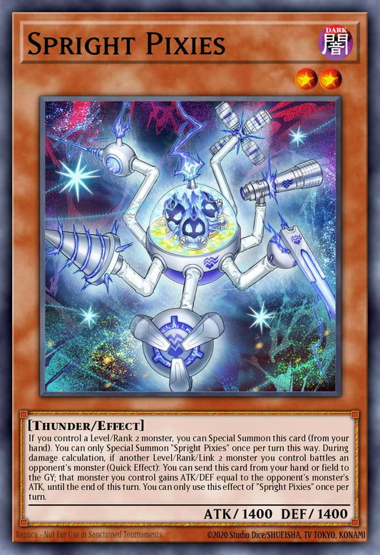 (077) YuGiOh TCG BLTR: Battles of Legend: Terminal Revenge Single: Spright Pixies  Ultra Rare