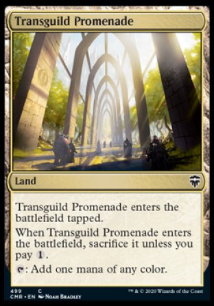 (499/361) Magic The Gathering Commander Legends: Extras Single: Transguild Promenade  Common