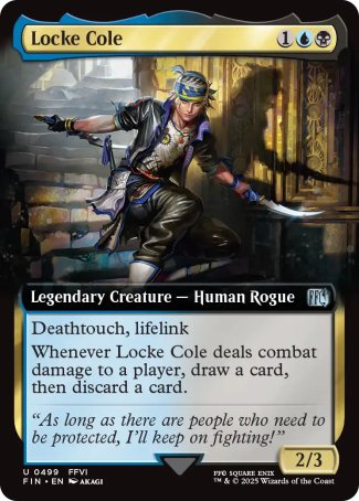 (499) Magic The Gathering Magic: The Gathering - FINAL FANTASY: Extras Single: Locke Cole Holo Uncommon
