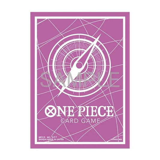 One Piece Card Game: Official Sleeve 13: Standard Purple Logo