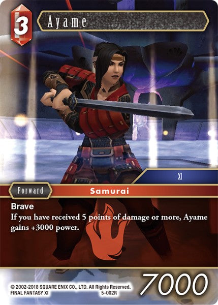 (002) Final Fantasy TCG Opus V Single: Ayame (5-002)  Rare