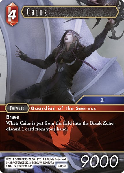 (004) Final Fantasy TCG Opus V Single: Caius (5-004)  Rare