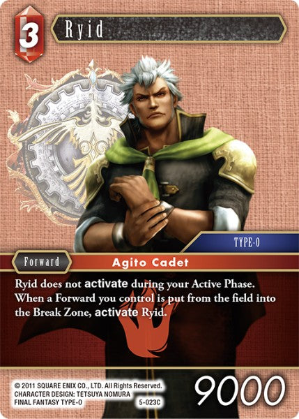 (023) Final Fantasy TCG Opus V Single: Ryid (5-023) Holo Common