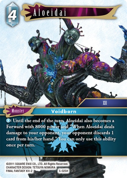 (025) Final Fantasy TCG Opus V Single: Aloeidai (5-025)  Hero