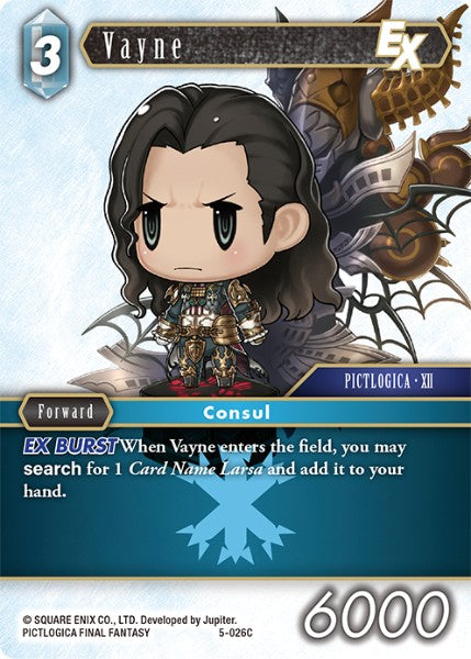 (026) Final Fantasy TCG Opus V Single: Vayne (5-026)  Common