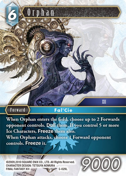 (029) Final Fantasy TCG Opus V Single: Orphan (5-029) Holo Legend