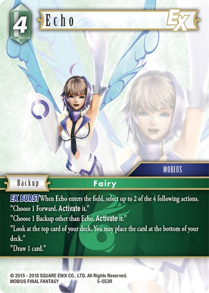 (053) Final Fantasy TCG Opus V Single: Echo (5-053)  Rare