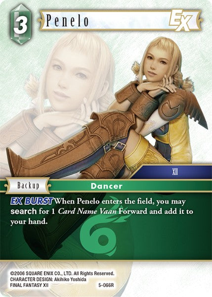 (066) Final Fantasy TCG Opus V Single: Penelo (5-066) Holo Rare
