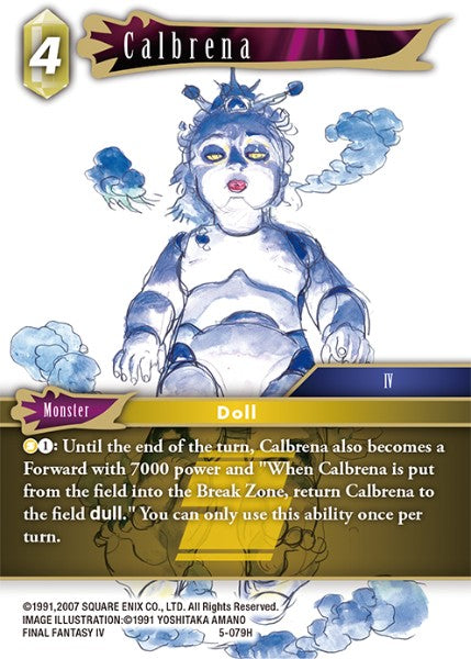 (079) Final Fantasy TCG Opus V Single: Calbrena (5-079) Holo Hero