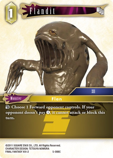 (088) Final Fantasy TCG Opus V Single: Flandit (5-088) Holo Common