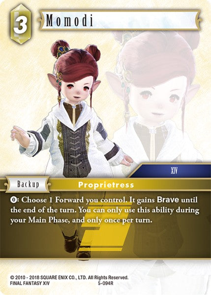 (094) Final Fantasy TCG Opus V Single: Momodi (5-094)  Rare
