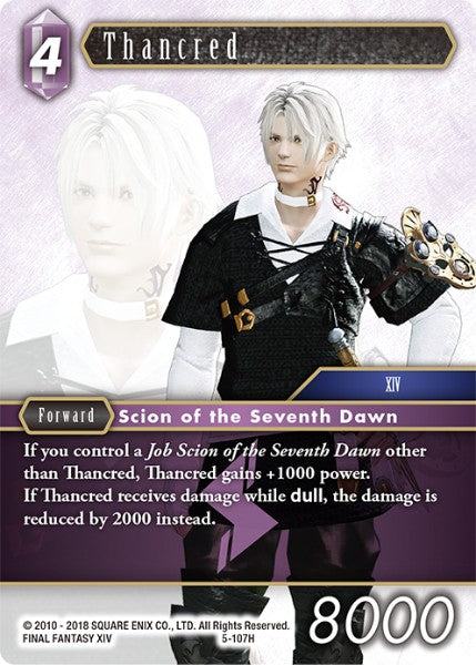 (107) Final Fantasy TCG Opus V Single: Thancred (5-107) Holo Hero