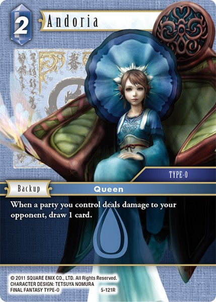 (121) Final Fantasy TCG Opus V Single: Andoria (5-121) Holo Rare