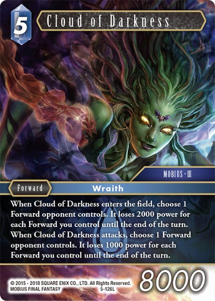 (126) Final Fantasy TCG Opus V Single: Cloud of Darkness (5-126)  Legend