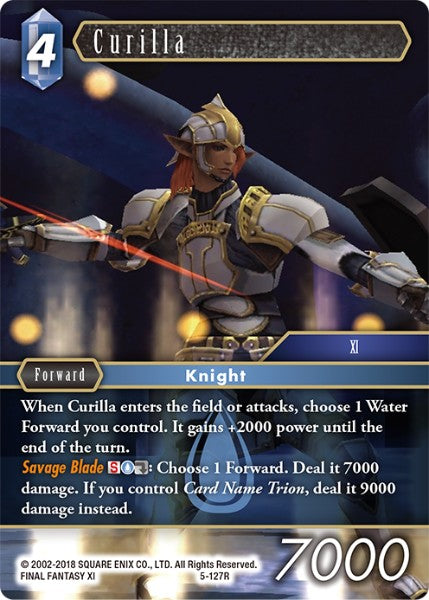 (127) Final Fantasy TCG Opus V Single: Curilla (5-127) Holo Rare