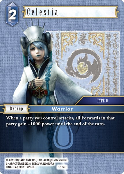 (134) Final Fantasy TCG Opus V Single: Celestia (5-134) Holo Rare