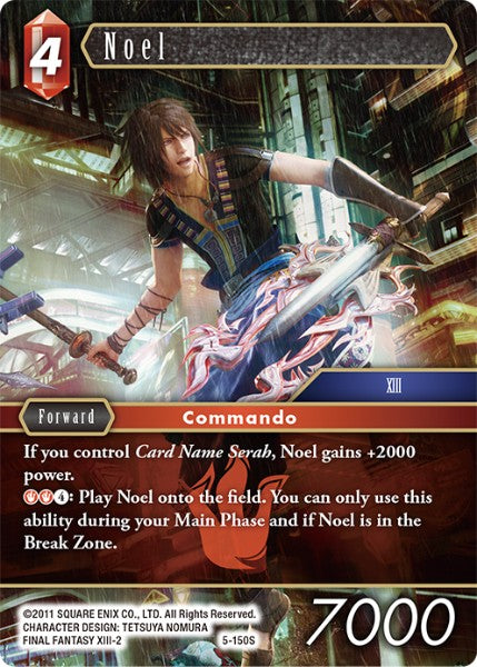 (150) Final Fantasy TCG Opus V Single: Noel (5-150) Holo Starter