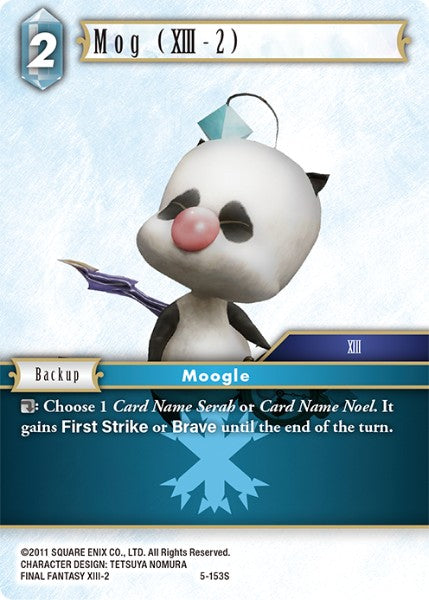 (153) Final Fantasy TCG Opus V Single: Mog (XIII-2) (5-153) Holo Starter