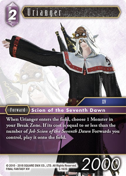 (163) Final Fantasy TCG Opus V Single: Urianger (5-163) Holo Starter