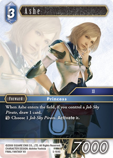 (164) Final Fantasy TCG Opus V Single: Ashe (5-164) Holo Starter
