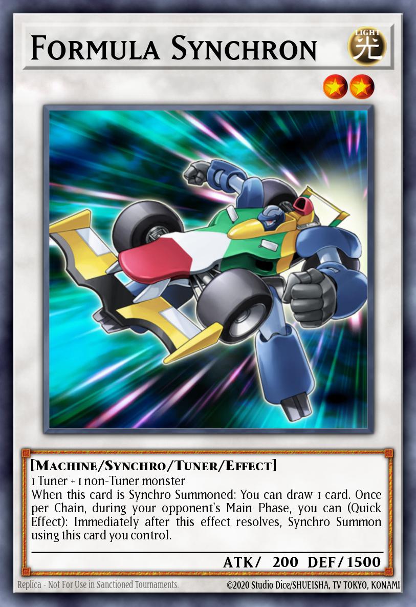 (143) YuGiOh TCG RA04: Quarter Century Stampede Single: Formula Synchron (V.2 - Quarter Century Secret Rare)  Quarter Century Secret Rare