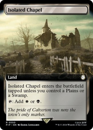 (500) Magic The Gathering Universes Beyond: Fallout: Extras Single: Isolated Chapel (V.1)  Holo Rare