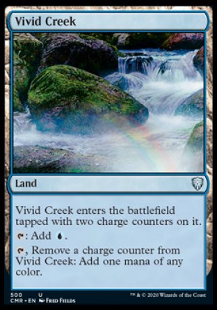 (500/361) Magic The Gathering Commander Legends: Extras Single: Vivid Creek  Uncommon