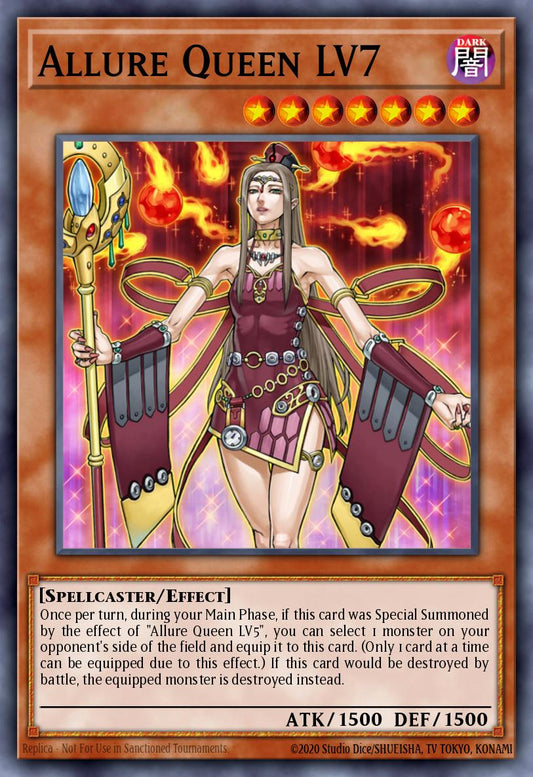 (065) YuGiOh TCG MZTM: Maze of the Master Single: Allure Queen LV7  Rare