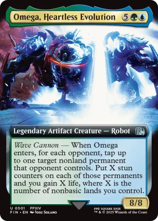 (501) Magic The Gathering Magic: The Gathering - FINAL FANTASY: Extras Single: Omega, Heartless Evolution (V.2)  Uncommon