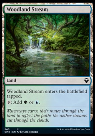 (503/361) Magic The Gathering Commander Legends: Extras Single: Woodland Stream  Common