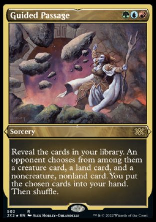 (503) Magic The Gathering Double Masters 2022: Extras Single: Guided Passage  Rare
