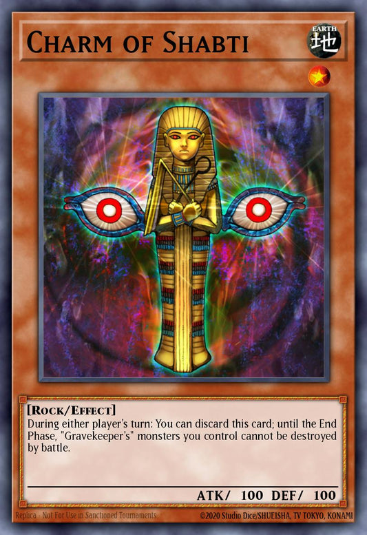 (190) YuGiOh TCG LCYW: Legendary Collection 3: Mega Pack Single: Charm of Shabti  Common