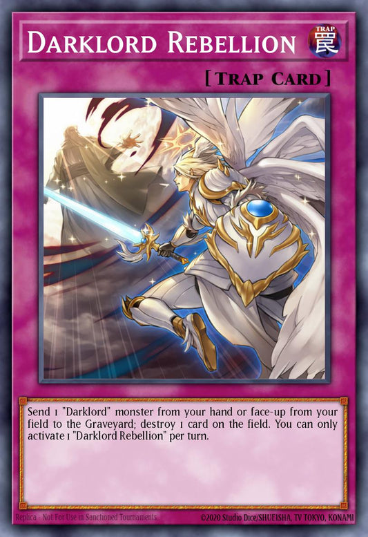 (109) YuGiOh TCG MAGO: Maximum Gold Single: Darklord Rebellion  Rare