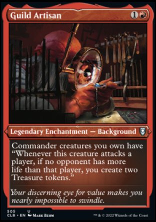 (505) Magic The Gathering Commander Legends: Battle for Baldur's Gate: Extras Single: Guild Artisan (V.1) Holo Uncommon